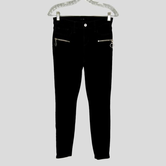 Joes Jeans Womens Black Skinny Ankle Jeans Nikitia Zip Pocket GPVNTK5968 size 27 - Picture 2 of 12